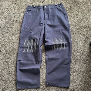 Nike Men's Navy Cargo Pants with Studded Knee Panels
